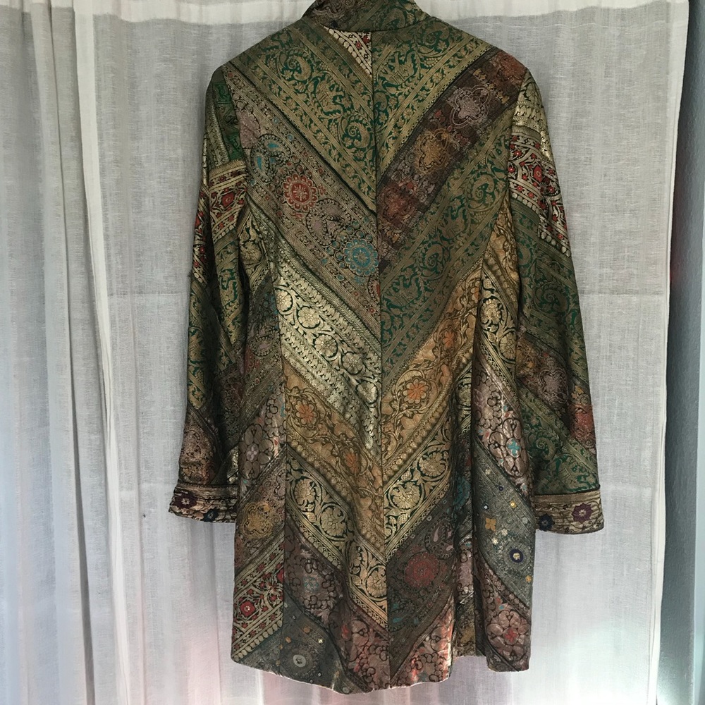 Lili Butler jacket Indian Brocade ONE OF A KIND - Picture 6 of 10